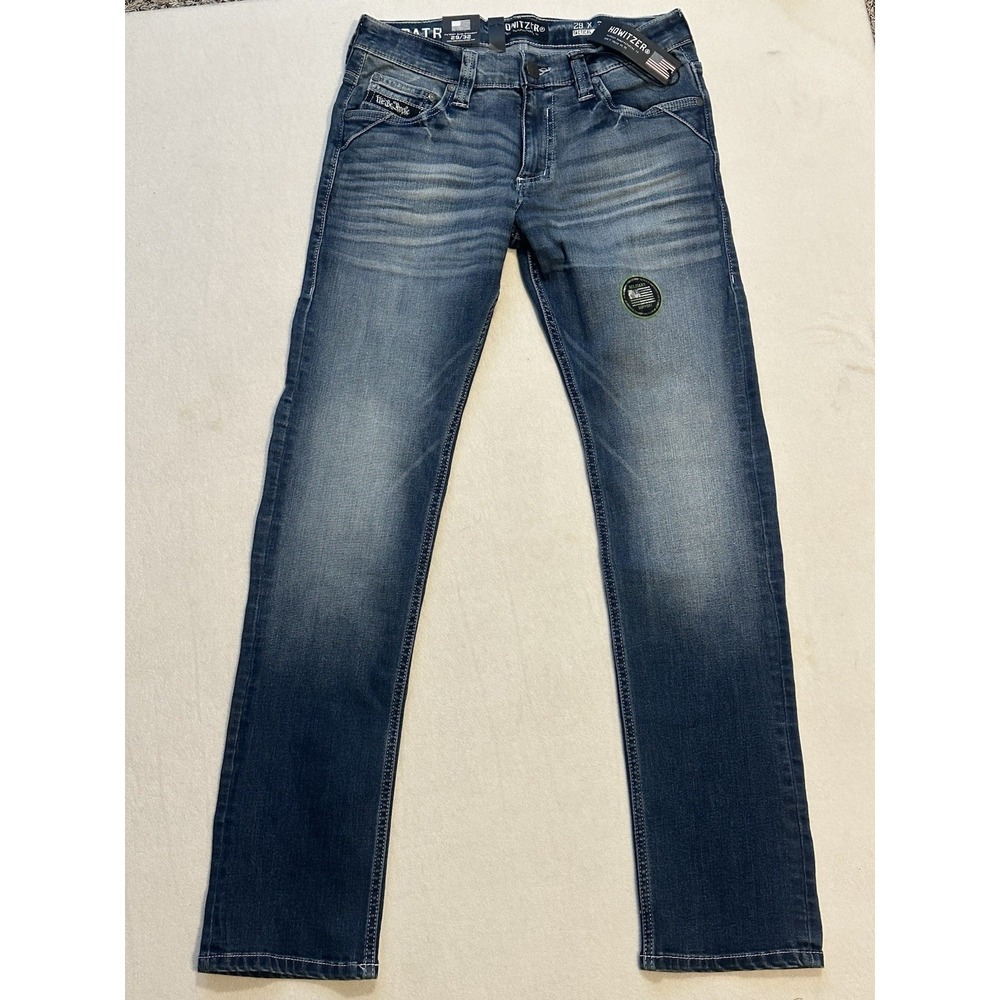 NWT Howitzer Men Patriot Freedom Tactical Slim Straight Jeans sz.29x32 Military